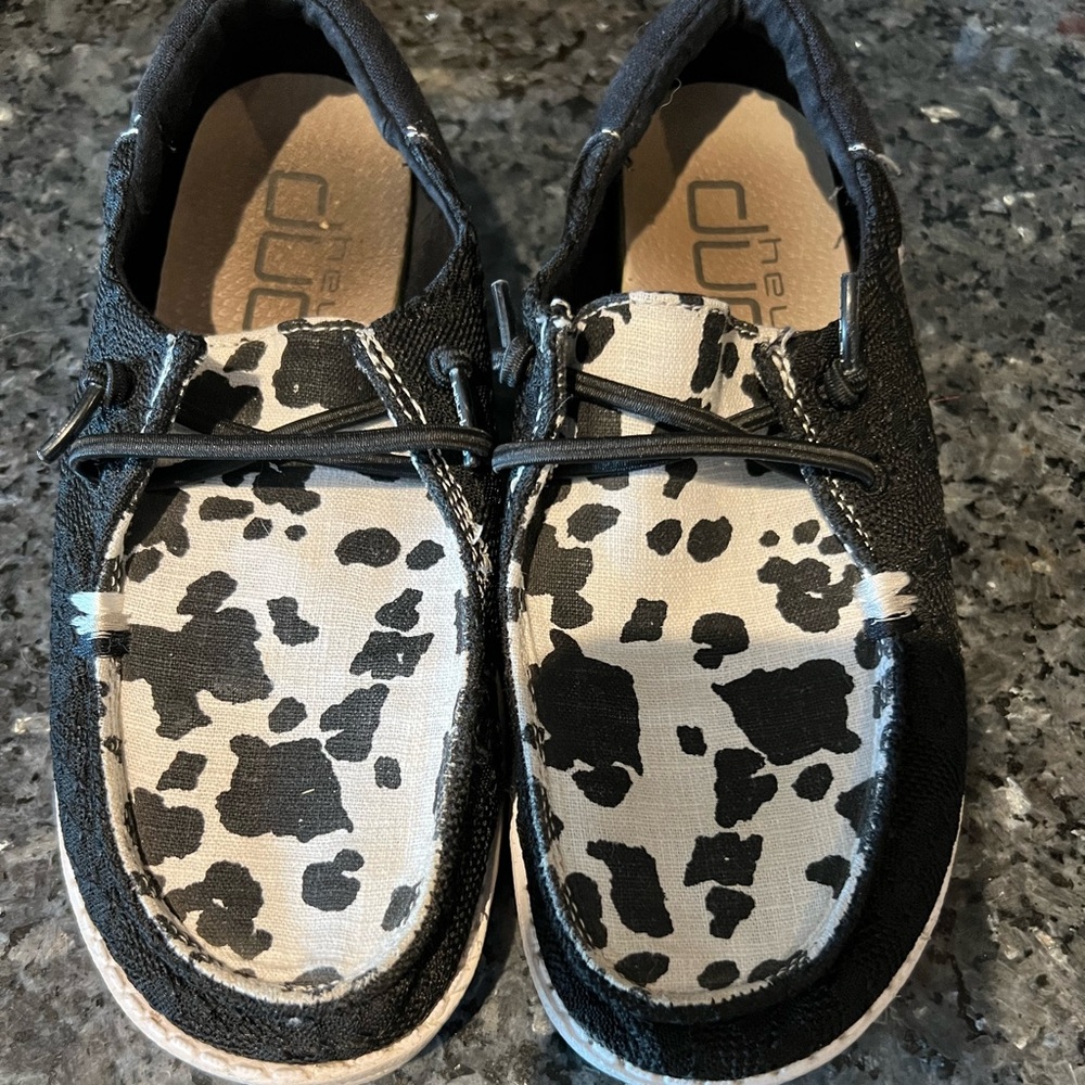 Hey Dude like new. Only worn a few times